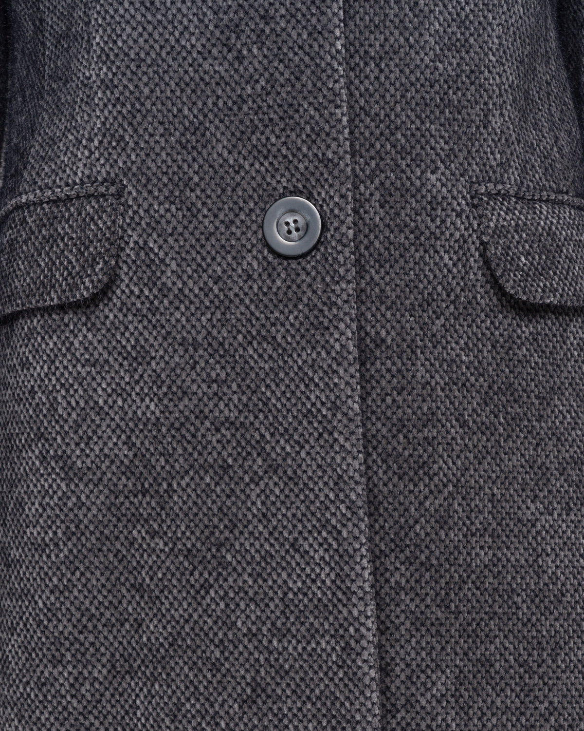 CAPPOTTO ANNA MELANGE - NERO