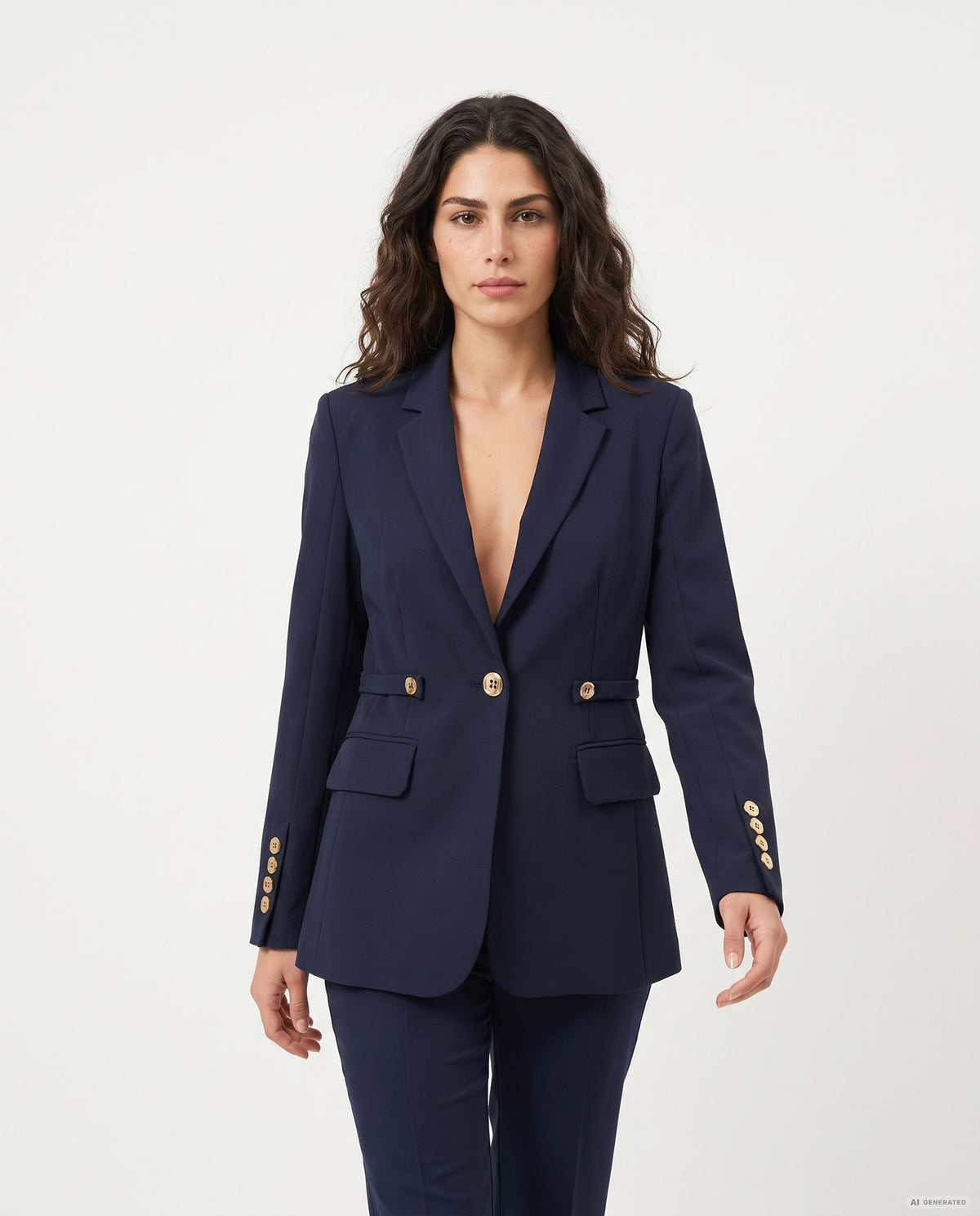 GIACCA TRICOTTINE - BLU