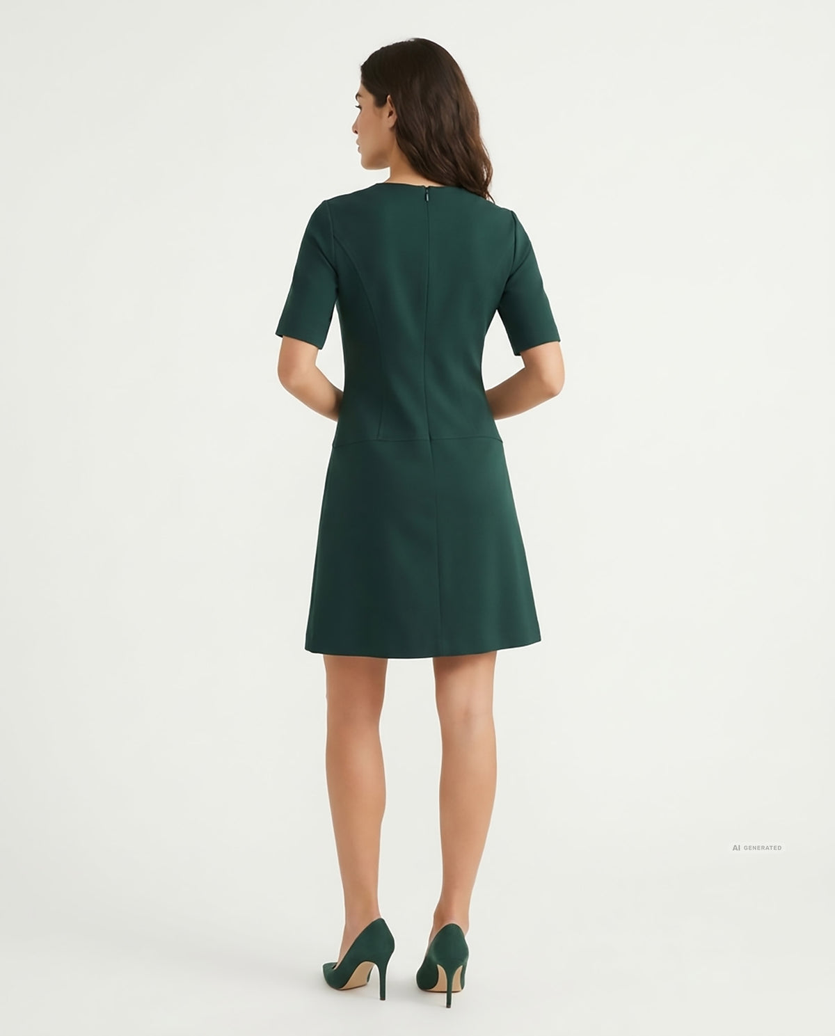ABITO AMANDA IN TESSUTO JERSEY - VERDE