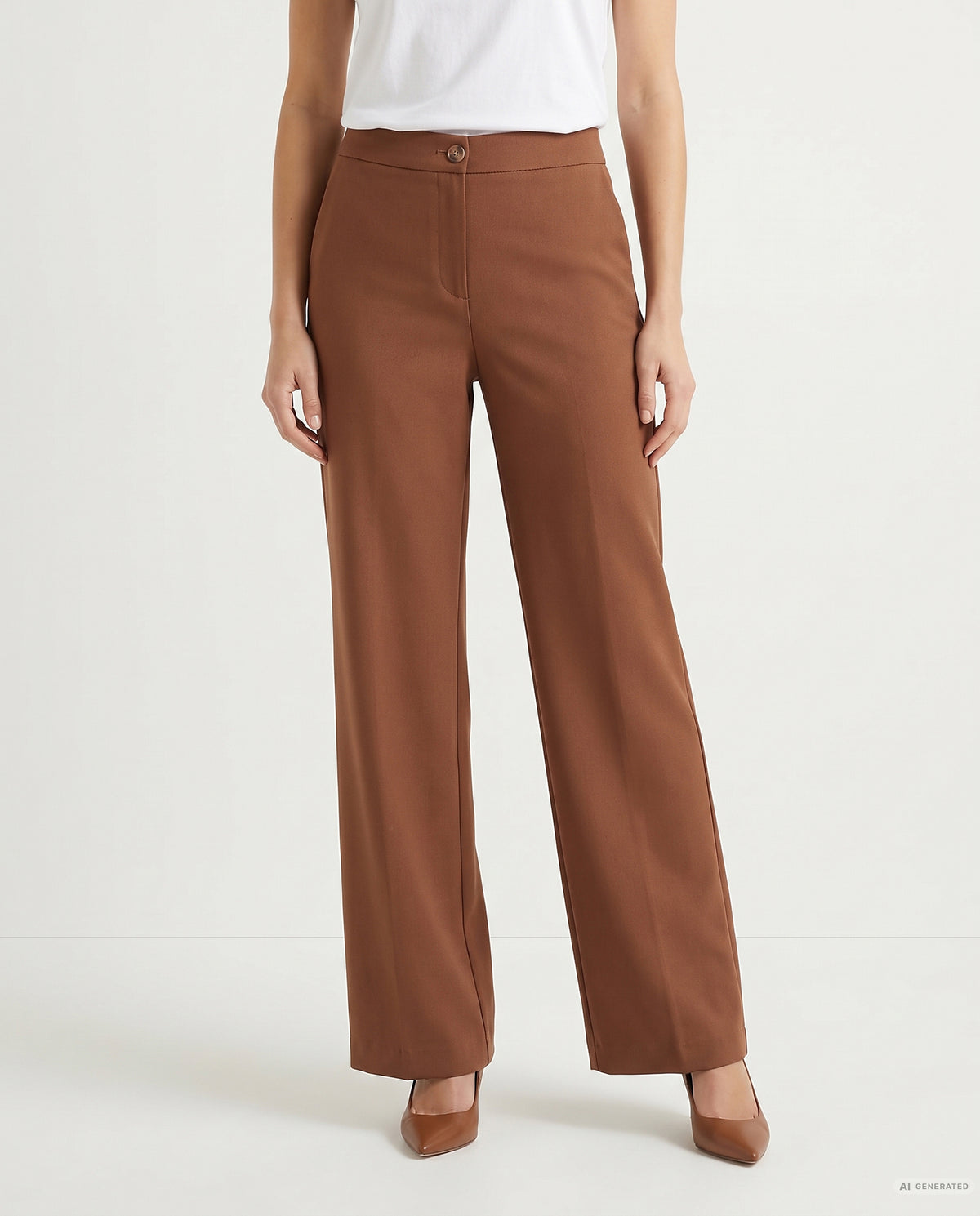PANTALONE PALAZZO TAYLOR - COCCIO