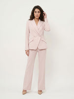 pantalone tecnico a zampetta - rosa