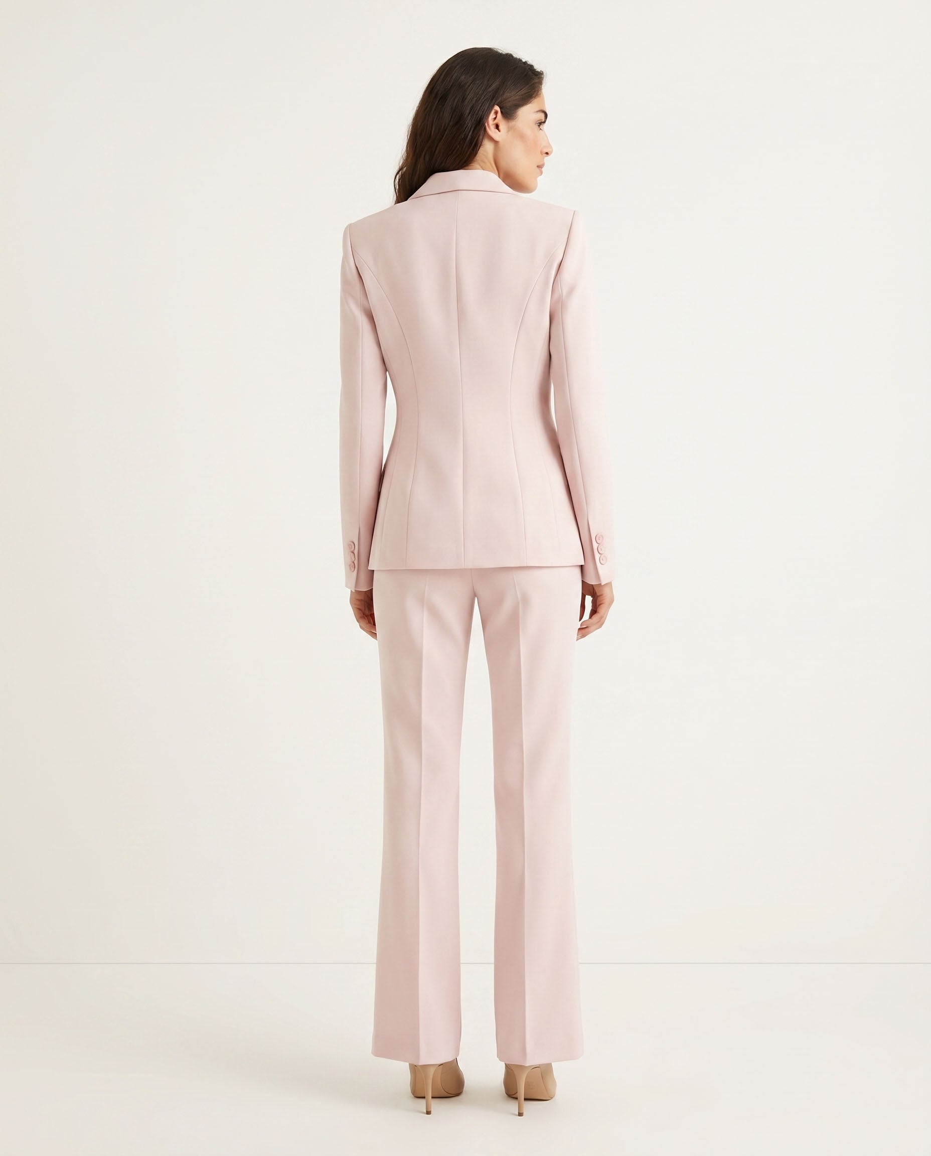 pantalone tecnico a zampetta - rosa