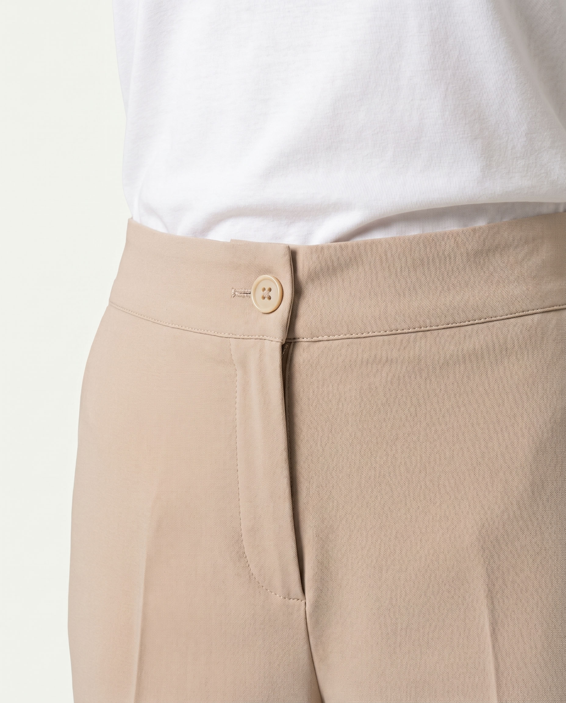 pantalone enea in viscosa - beje