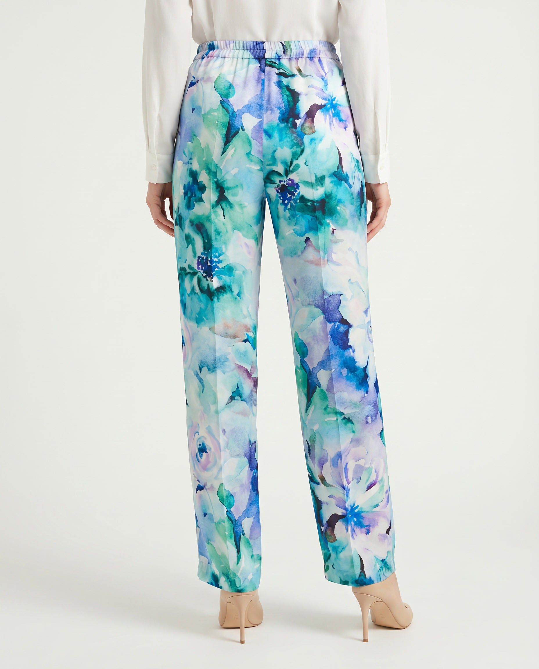 pantalone a fiori - fiorato