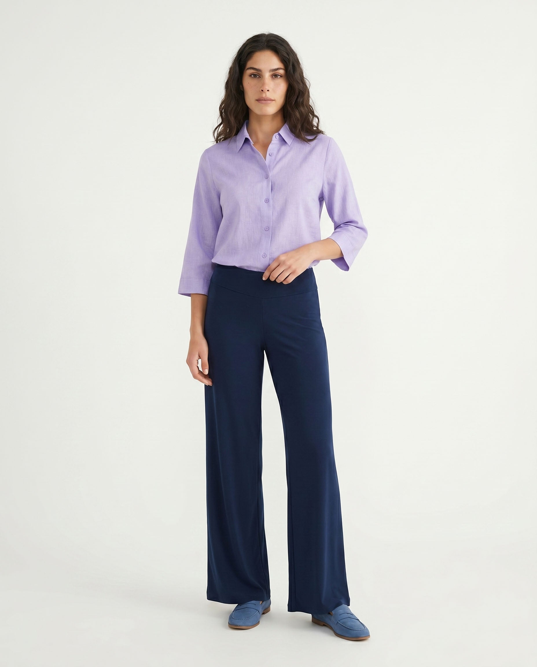 PANTALONE GINA - blu