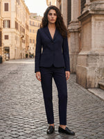 pantalone tecnico capri - blu