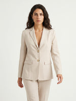 GIACCA GESSATA - BEIGE
