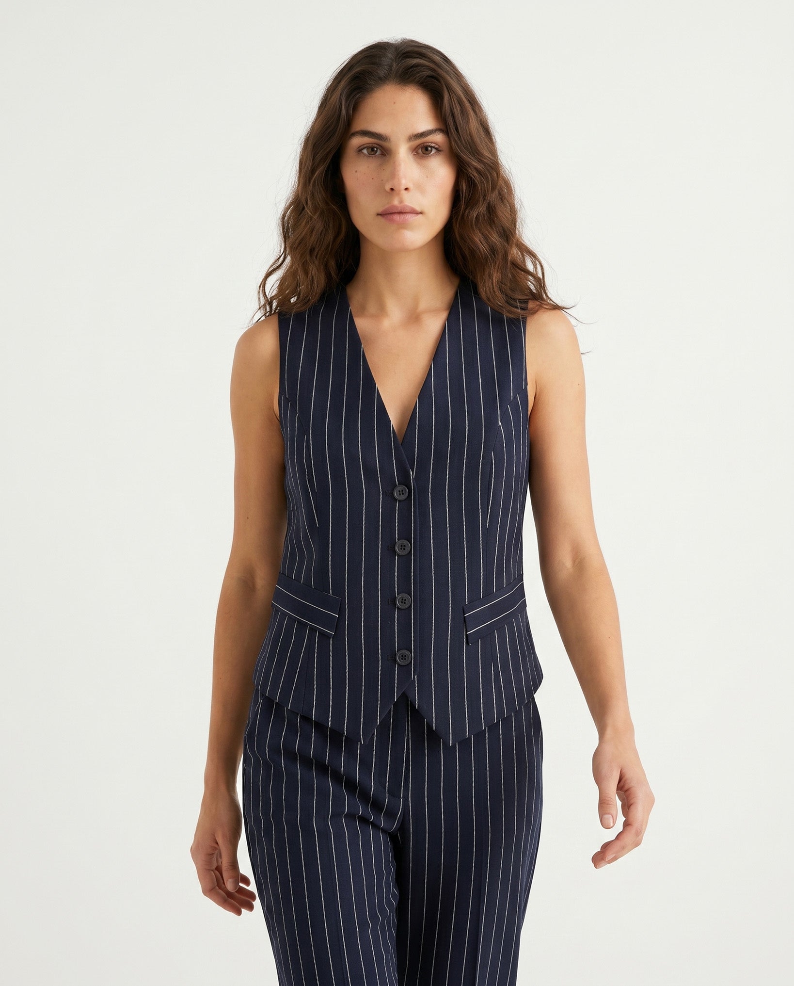 GILET GESSATO - BLU