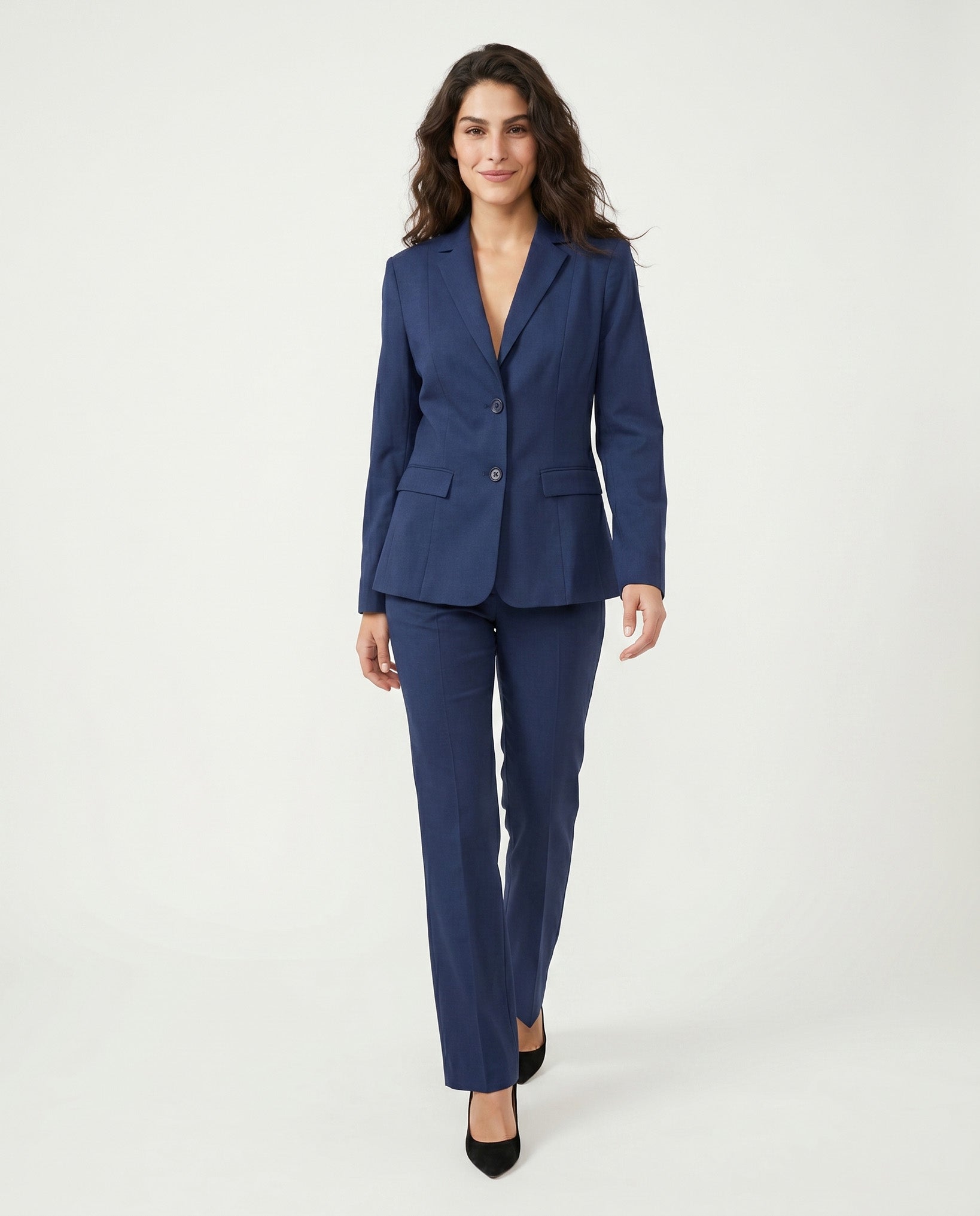 PANTALONE LINO ZAMPA - BLU