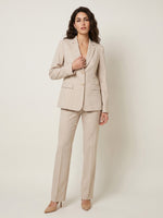 PANTALONE GESSATO - BEIGE