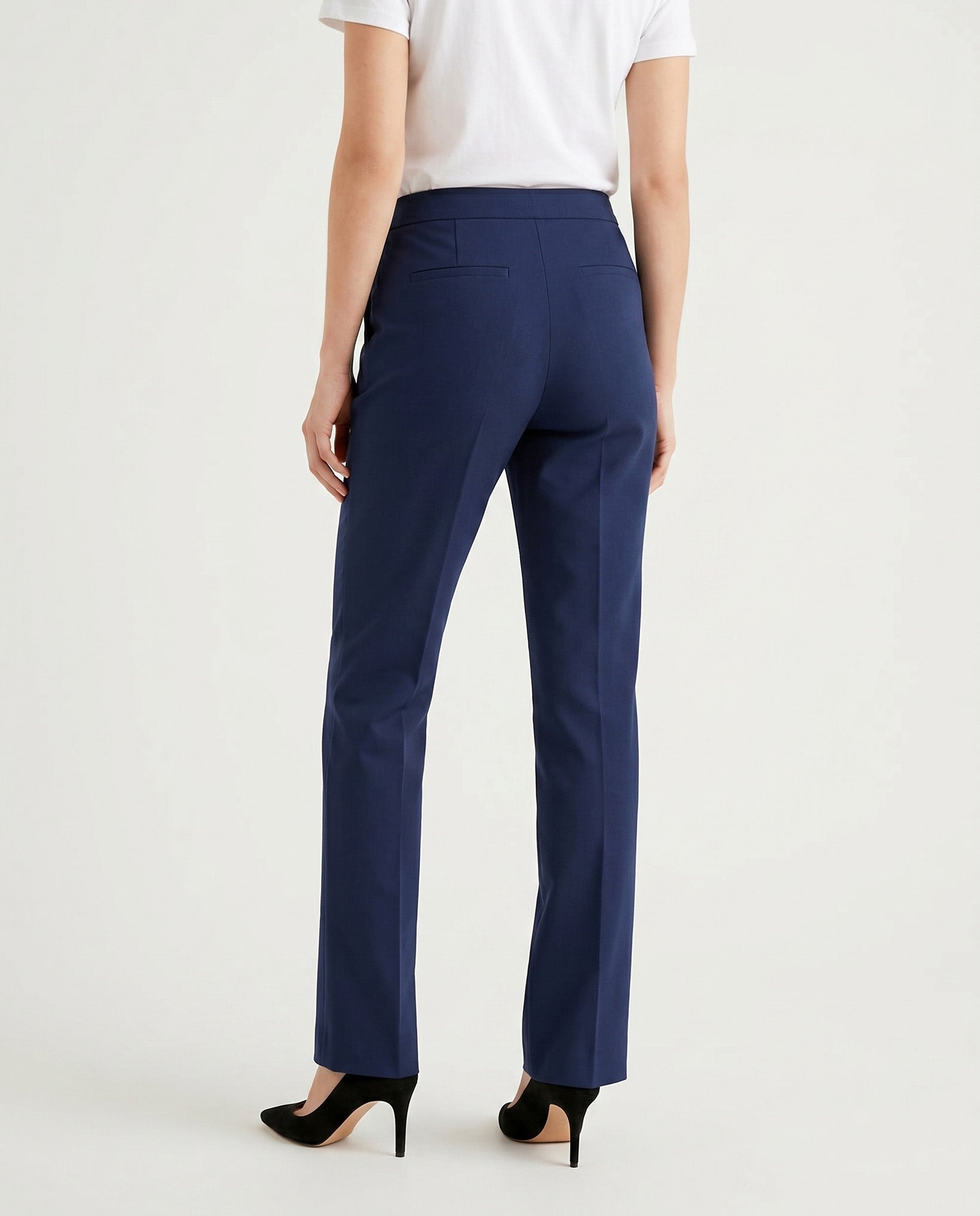 PANTALONE LINO ZAMPA - BLU