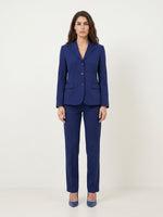 PANTALONE ZAMPETTA SATIN COMPACT - BLU