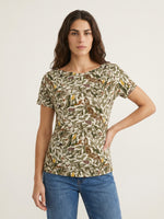 MAGLIA JUNGLE FANTASIA - VERDE