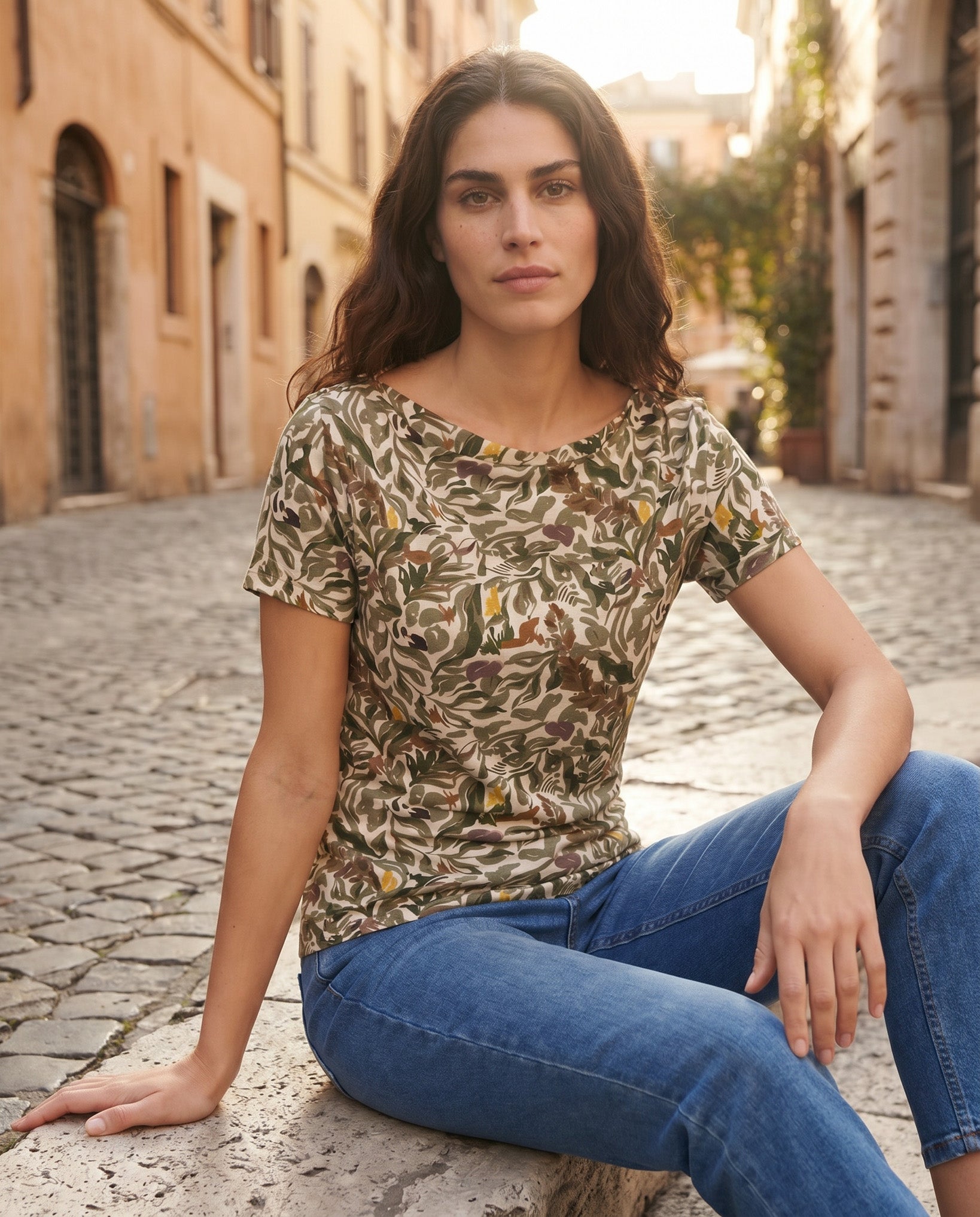 MAGLIA JUNGLE FANTASIA - VERDE