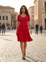 ABITO ROMA26 BALZE - ROSSO